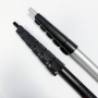 Customizable Length Aluminum Telescopic Extension Pole with Two Slots for Outdoor Camping and Photography Use