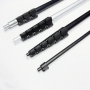 Customizable Length Aluminum Telescopic Extension Pole with Two Slots for Outdoor Camping and Photography Use
