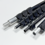Custom Aluminum Extension Tool with Flip Lock Telescopic Pole 22ft Cleaning Tooling