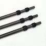 Lightweight Custom Diameter/Length 3K 100% Carbon Fiber Telescoping Pole Extension Pole