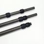 Lightweight Custom Diameter/Length 3K 100% Carbon Fiber Telescoping Pole Extension Pole