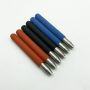 Stainless steel telescopic pole with custom thread