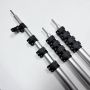 Heavy Duty Custom 2800mm Aluminum Telescopic Pole Tent Poles Shelter Rod for Outdoor Tents 