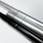 Anodized silver black aluminum telescopic pole with twist lock pro