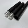 2 Sections Aluminum Adjustable Pole With Spring Button Lock No-rotation