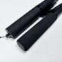 Custom 875mm Anodized Black Aluminum Telescopic Extension Pole with Flip Lock